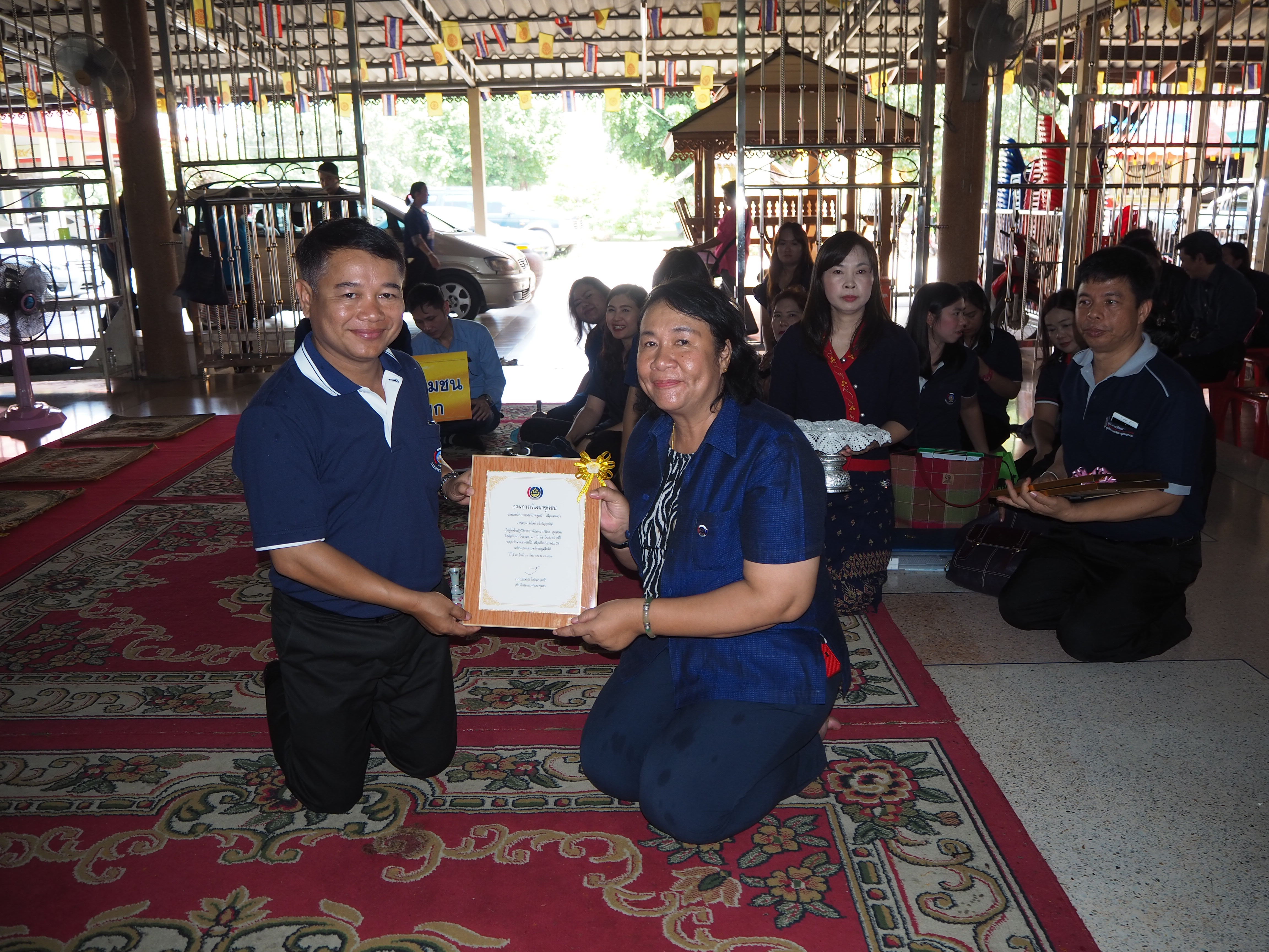 ร่วมจัดกิจกรรมวันคล้ายวันก่อตั้งกรมการพัฒนาชุมชน 1 ตุลาคม 2561 เนื่องในวาระครบ 56 ปี ของการก่อตั้งกรมการพัฒนาชุมชน