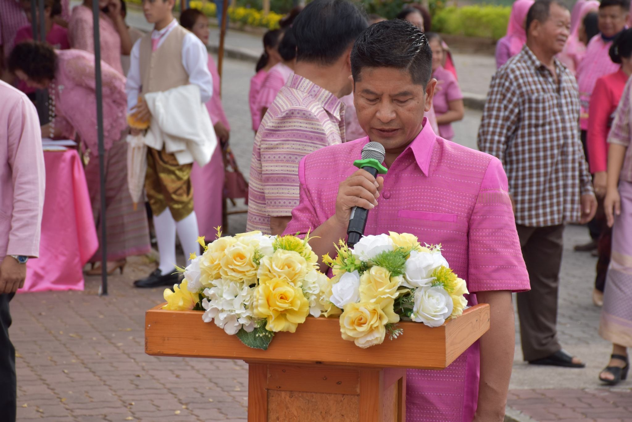 จังหวัดนครนายกพร้อมใจ แต่งกายผ้าไทยร่วมงาน “รักษ์ผ้าไทย รักนิรันดร์ @เขื่อนขุนด่านปราการชล”