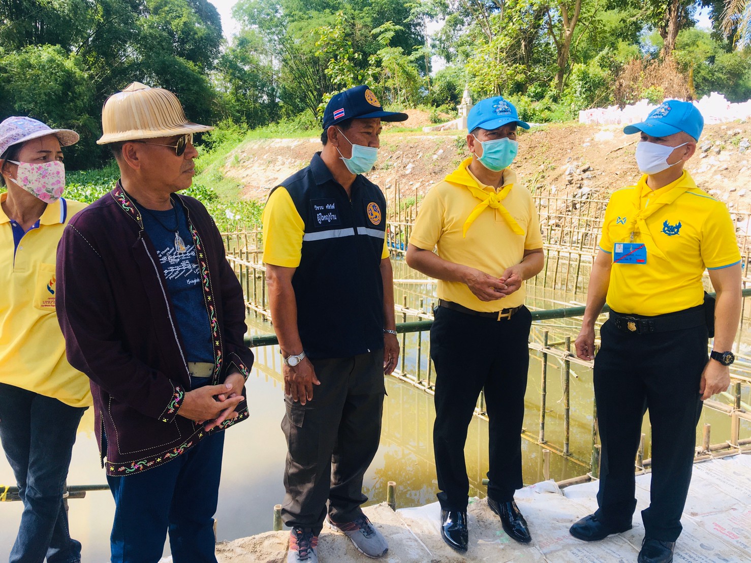 จังหวัดนครนายก ร่วมสร้างฝายมีชีวิต @วัดช้าง อำเภอบ้านนา จังหวัดนครนายก