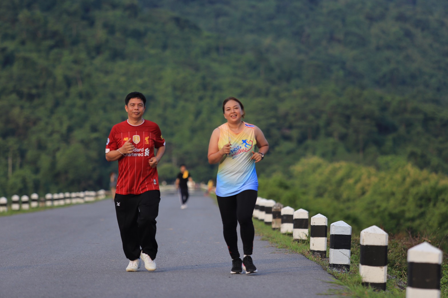 นครนายก วิ่ง ปั่น เดิน สร้างรอยยิ้มริมอ่างห้วยปรือ