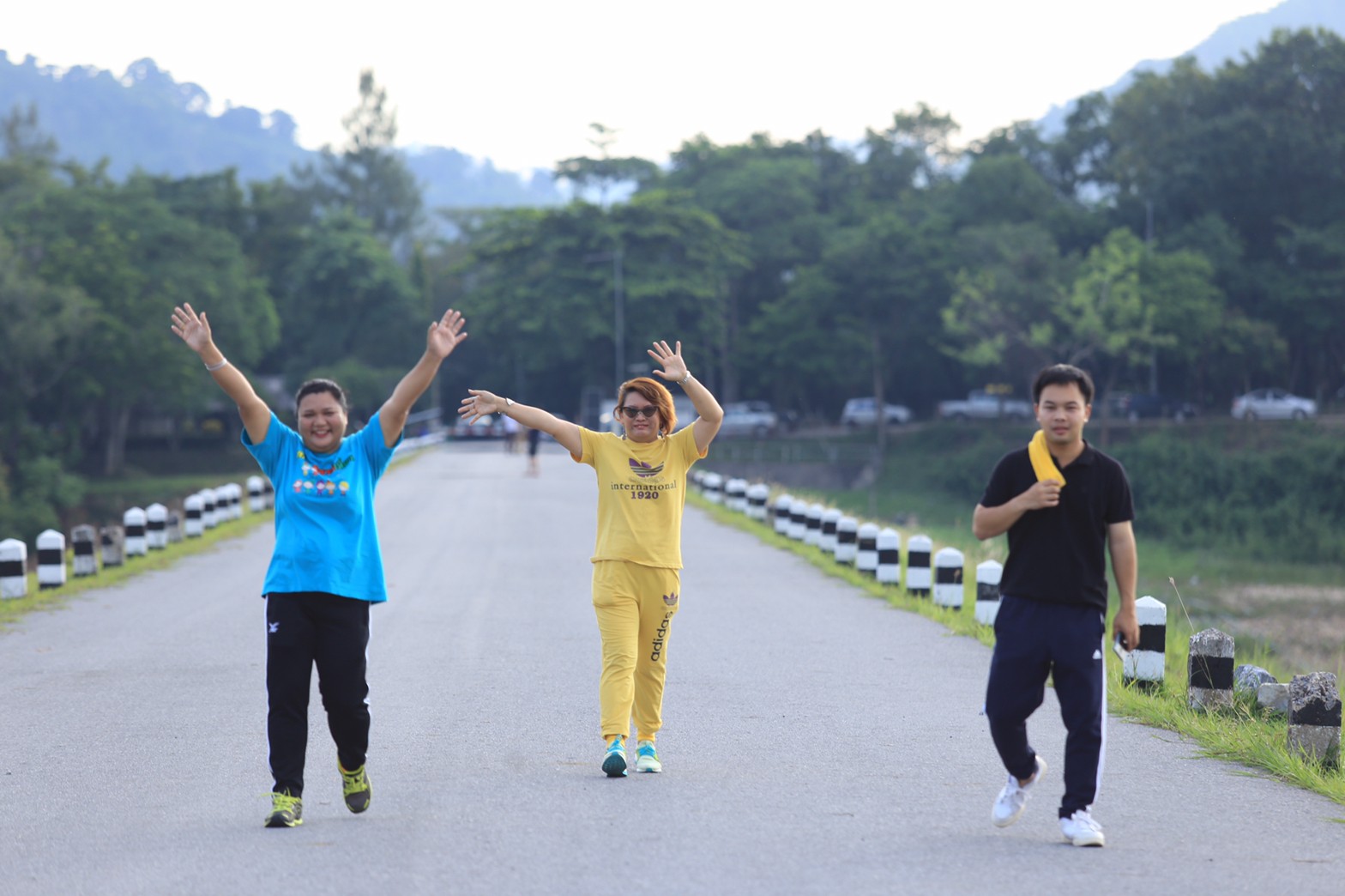 นครนายก วิ่ง ปั่น เดิน สร้างรอยยิ้มริมอ่างห้วยปรือ