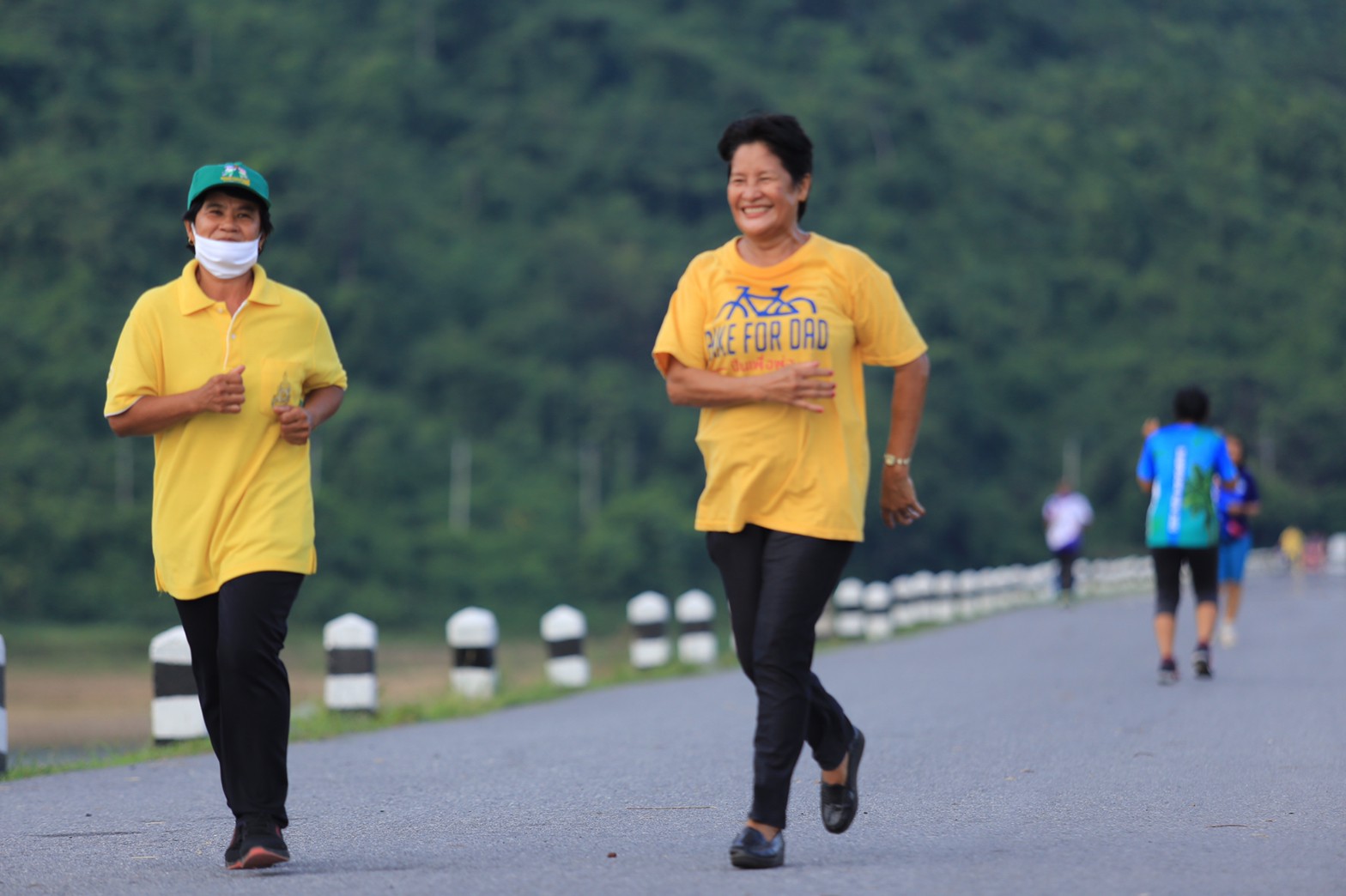 นครนายก วิ่ง ปั่น เดิน สร้างรอยยิ้มริมอ่างห้วยปรือ