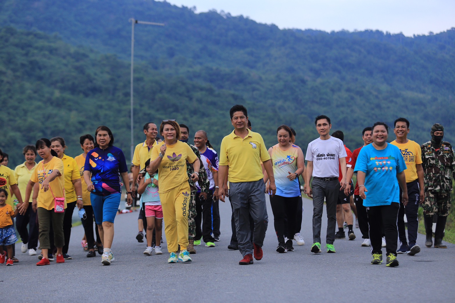 นครนายก วิ่ง ปั่น เดิน สร้างรอยยิ้มริมอ่างห้วยปรือ