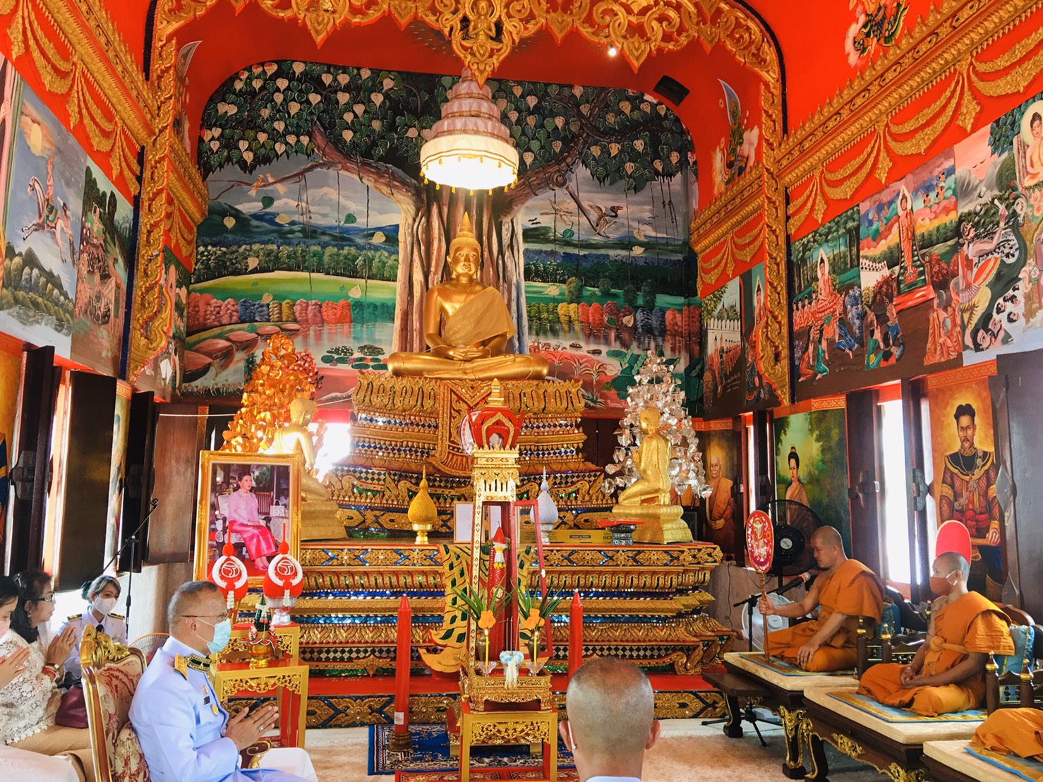 >>พิธีอัญเชิญเทียนพรรษาพระราชทาน ทูลกระหม่อมหญิงอุบลรัตนราชกัญญา สิริวัฒนาพรรณวดี  >>วันศุกร์ที่ 10 กรกฎาคม 2563 เวลา 08.00 น. นายเสฏฐชัย ยุทธเศรษฐสิริ พัฒนาการจังหวัดนครนายก เข้าร่วมพิธีบวงสรวงพระนเรศวร เพื่ออัญเชิญพัดรองพระราชทาน -เทียนพรรษาพระราชทาน ณ วัดพรหมมหาจุฬามณี ตำบลดอนยอ อำเภอเมืองฯ จังหวัดนครนายก   กลุ่มงานสารสนเทศการพัฒนาชุมชน รายงานข่าว