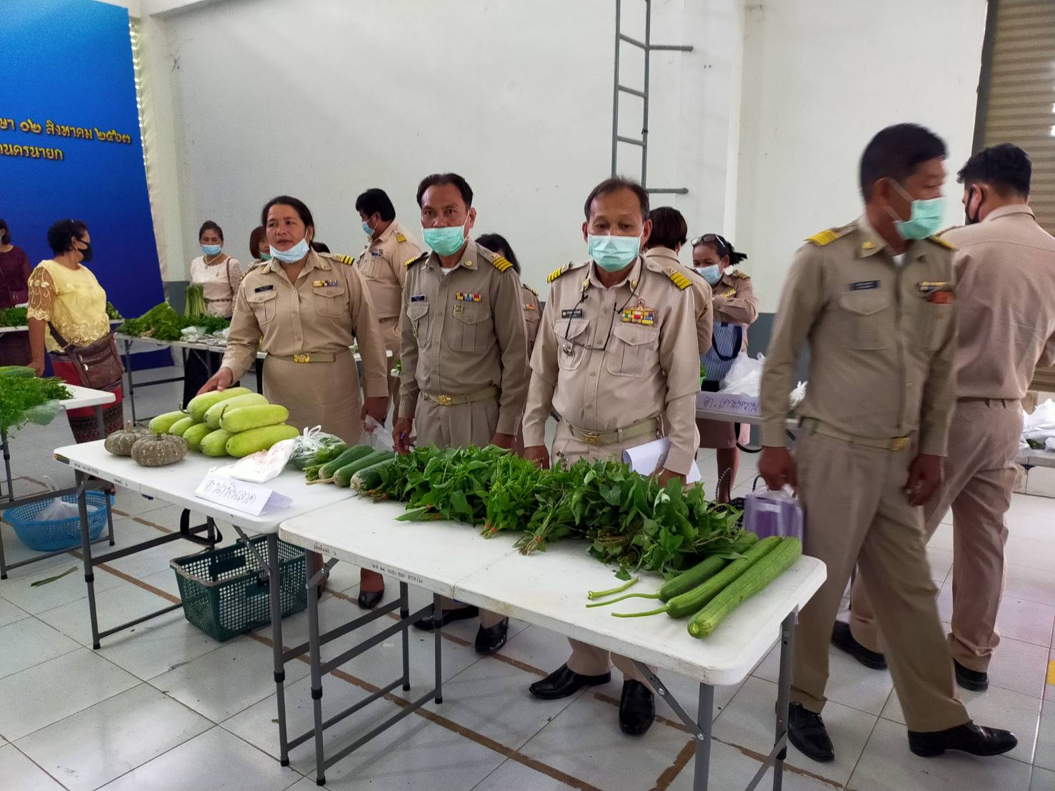 “การจัดกิจกรรมตลาดสีเขียว “Pakphli Green Market”