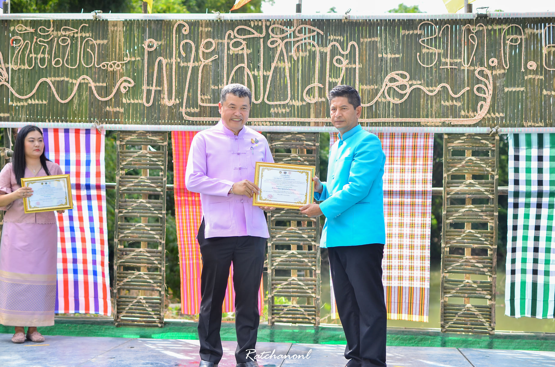 พิธีเปิดฝายมีชีวิตวัดช้าง “สามัคคี สร้างสรรค์ แบ่งปัน” ณ ริมคลองบ้านนา วัดช้าง ตำบลบ้านนา อำเภอบ้านนา จังหวัดนครนายก