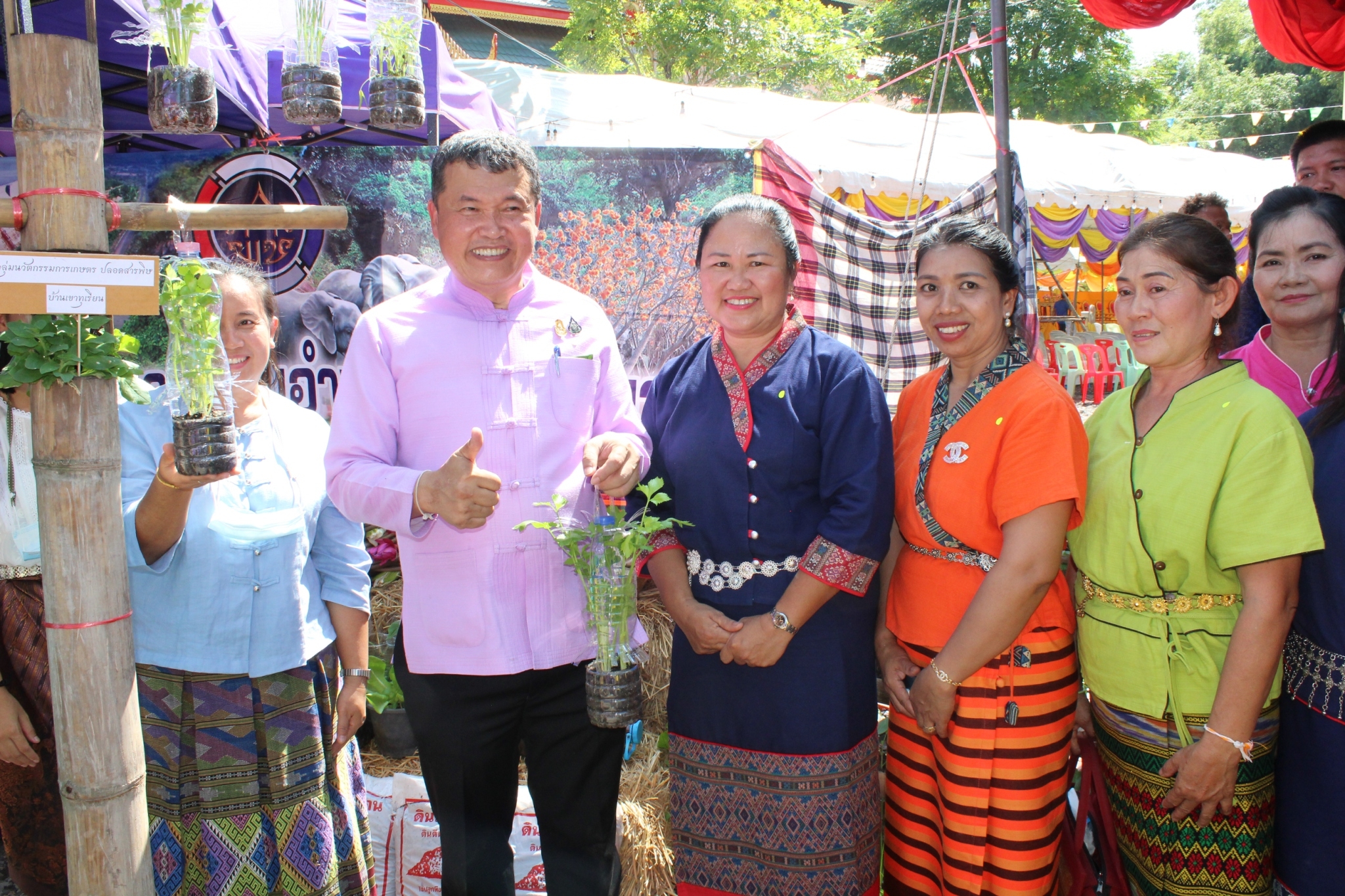 พิธีเปิดฝายมีชีวิตวัดช้าง “สามัคคี สร้างสรรค์ แบ่งปัน” ณ ริมคลองบ้านนา วัดช้าง ตำบลบ้านนา อำเภอบ้านนา จังหวัดนครนายก