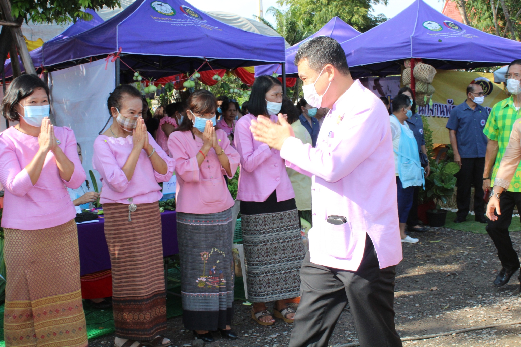 พิธีเปิดฝายมีชีวิตวัดช้าง “สามัคคี สร้างสรรค์ แบ่งปัน” ณ ริมคลองบ้านนา วัดช้าง ตำบลบ้านนา อำเภอบ้านนา จังหวัดนครนายก