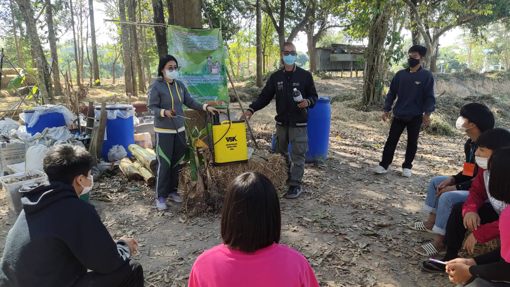 โครงการพัฒนาพื้นที่ต้นแบบการพัฒนาคุณภาพชีวิตตามหลักทฤษฎีใหม่ ประยุกต์สู่ “โคก หนอง นา โมเดล”  ณ วัดดงละคร  ตำบล ดงละคร อำเภอเมืองนครนายก จังหวัดนครนายก
