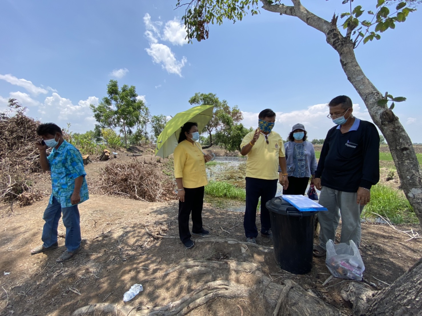 พช.นครนายก เดินหน้าขับเคลื่อนโครงการพัฒนาหมู่บ้านเศรษฐกิจพอเพียง กิจกรรมที่ 4 การพัฒนาศูนย์เรียนรู้เศรษฐกิจพอเพียง รูปแบบ ” โคก หนอง นา โมเดล”