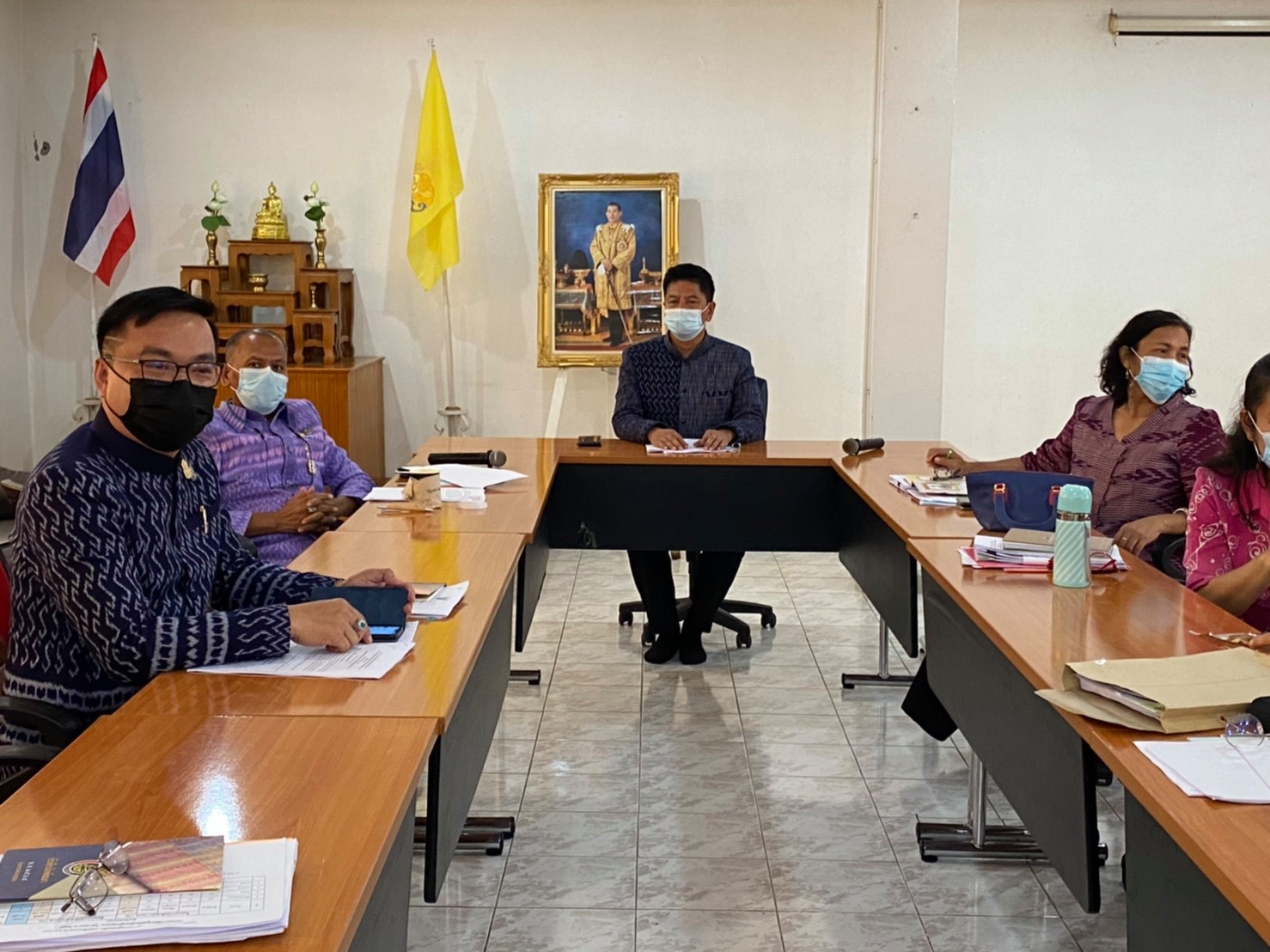 พช.นครนายก ประชุมเจ้าหน้าที่เพื่อขับเคลื่อนงาน พช.