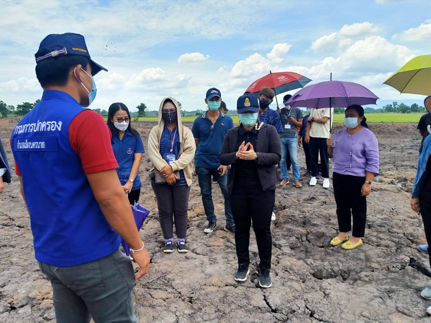 ปปช. นครนายก ลงพื้นที่ โคก หนอง นา เมืองนครนายก