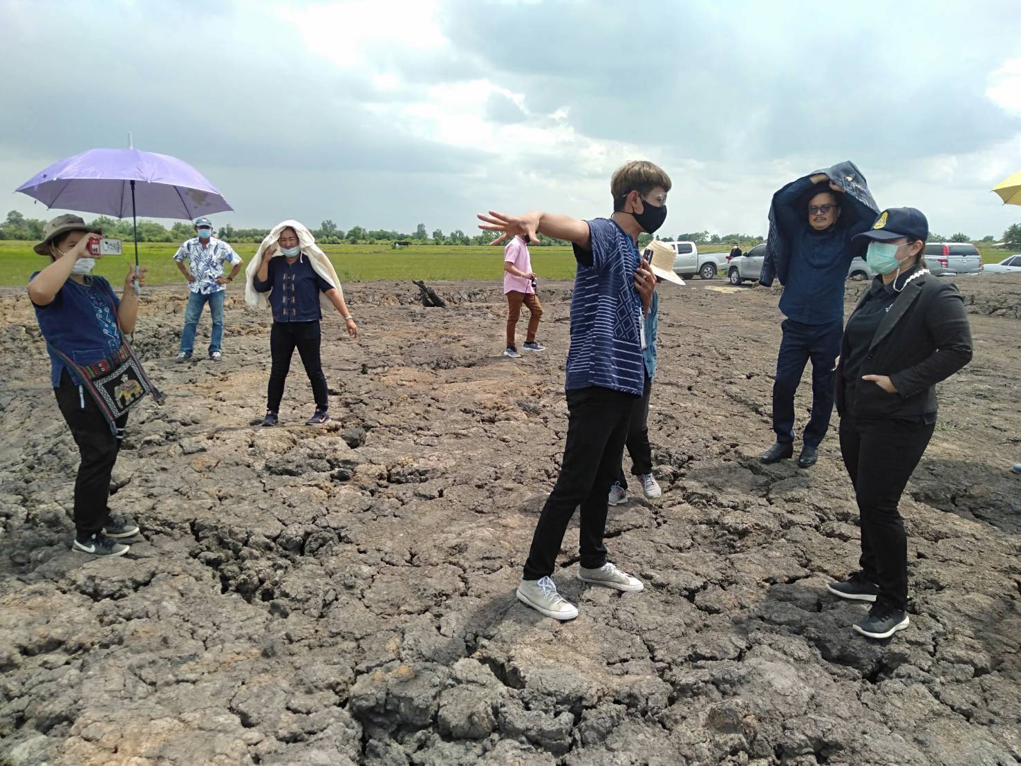 ปปช. นครนายก ลงพื้นที่ โคก หนอง นา เมืองนครนายก