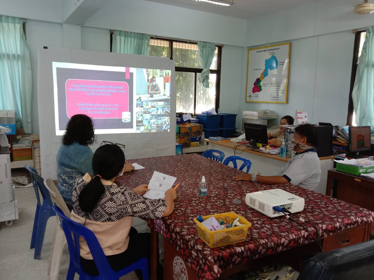 พช.นครนายก ร่วมประชุมขับเคลื่อนกิจกรรมการจัดเก็บข้อมูล จปฐ.และ กชช.2ค ปี 2564