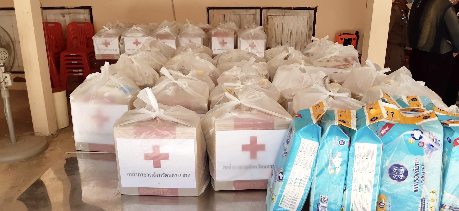 ช.นครนายก ร่วมงานจังหวัดเคลื่อนที่ โครงการหน่วยบำบัดทุกข์ บำรุงสุข สร้างรอยยิ้มและความปรองดองสมานฉันท์ ครั้งที่ ๑ ประจำปี ๒๕๖๕