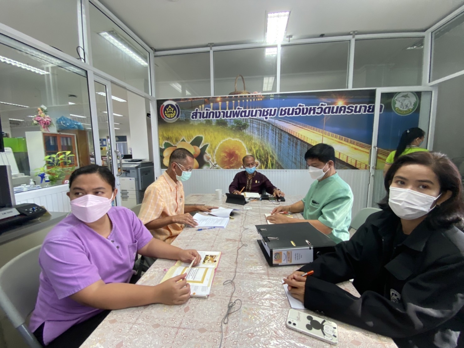 พช.นครนายก ร่วมประชุมกรมการพัฒนาชุมชน ผ่านระบบ Video Conference