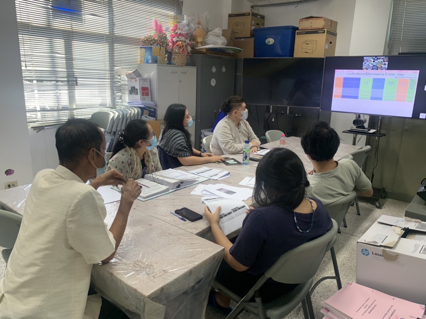 พช.นครนายก ร่วมประชุมชี้แจง เร่งรัด กำกับ ติดตามการดำเนินงานกองทุนพัฒนาบทบาทสตรี ผ่านระบบ Video Conference โดยมี นายสุรศักดิ์ อักษรกุล รองอธิบดีกรมการพัฒนาชุมชน เป็นประธานในการประชุม