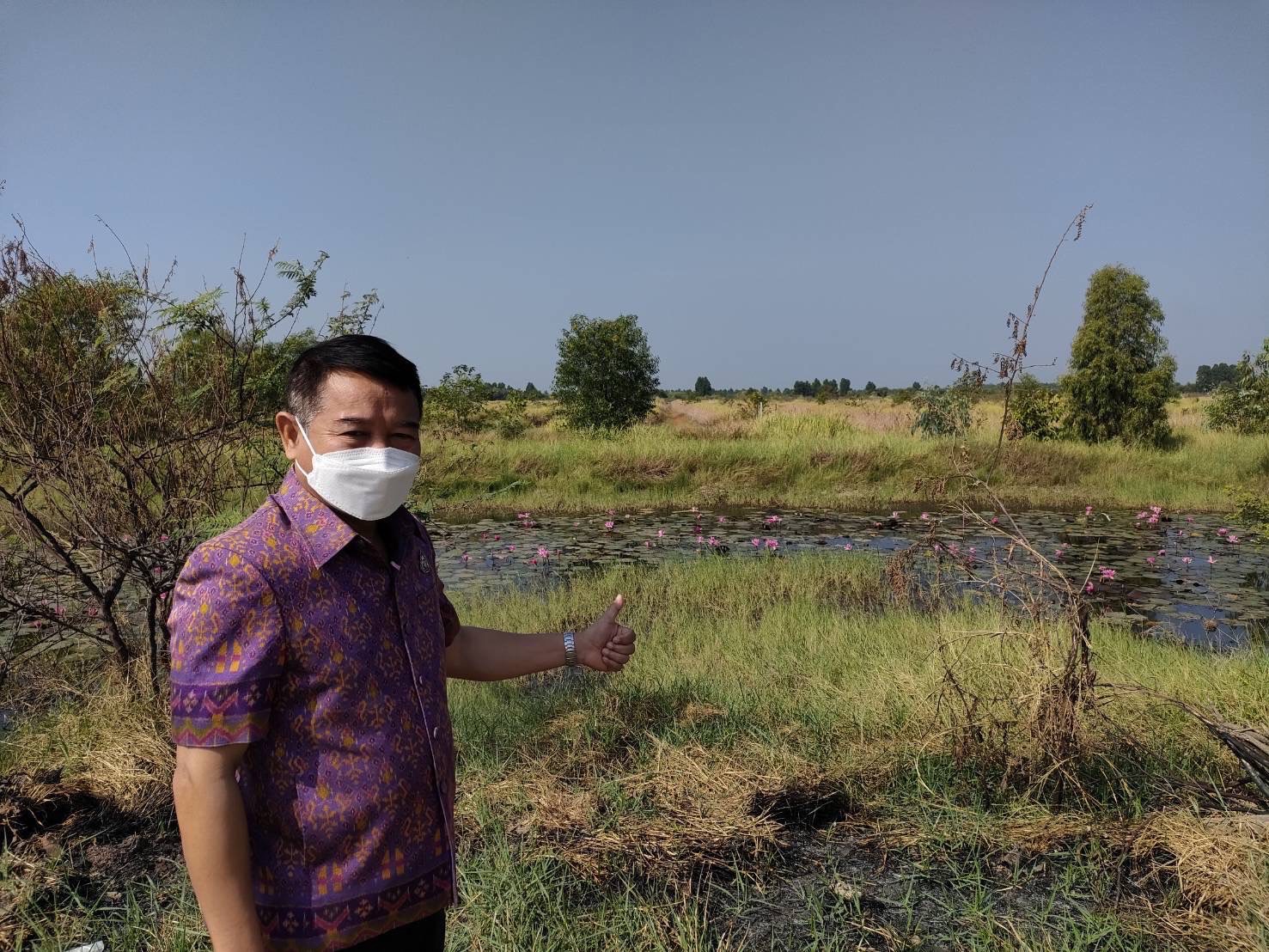 นายจำเริญ แหวนเพ็ชร ผู้ตรวจราชการกรมการพัฒนาชุมชน ลงพื้นที่ทุ่งบางกะชา