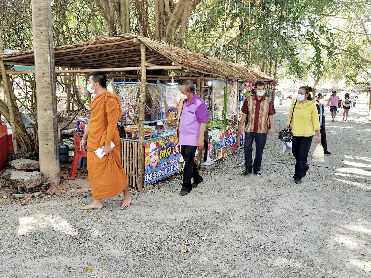 ??พช.นครนายก ร่วมงานประชาสัมพันธ์เชิญชวนประชาชนและนักท่องเที่ยวเข้ามาเยี่ยมชม ตลาดน้ำดงละคร