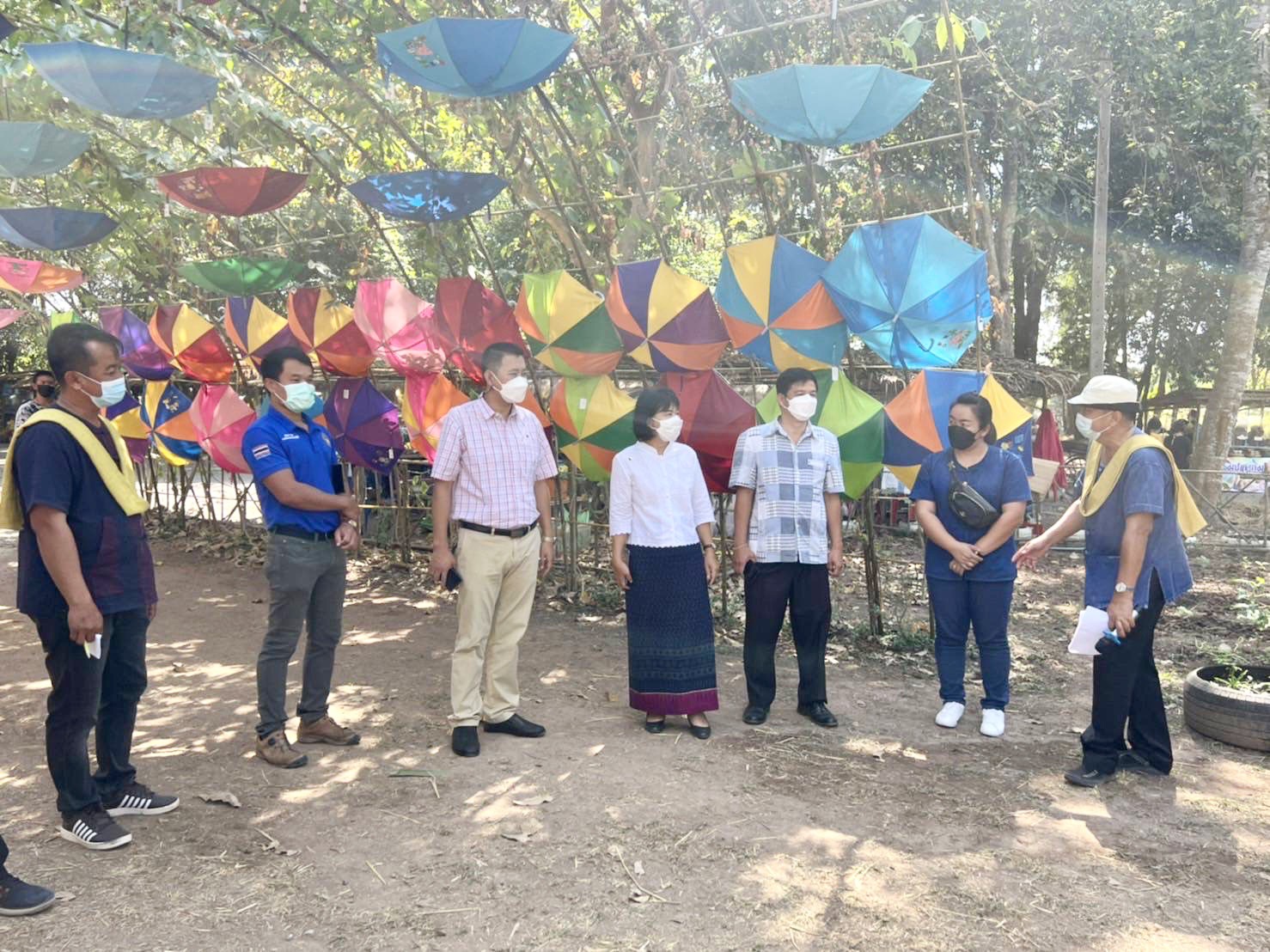 ??พช.นครนายก ร่วมงานประชาสัมพันธ์เชิญชวนประชาชนและนักท่องเที่ยวเข้ามาเยี่ยมชม ตลาดน้ำดงละคร