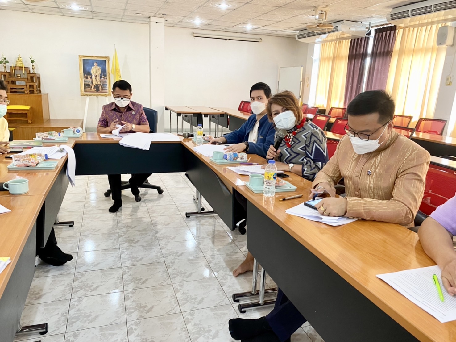 ??พช.นครนายก ร่วมรับฟังการตรวจราชการของผู้ตรวจราชการกรมการพัฒนาชุมชน