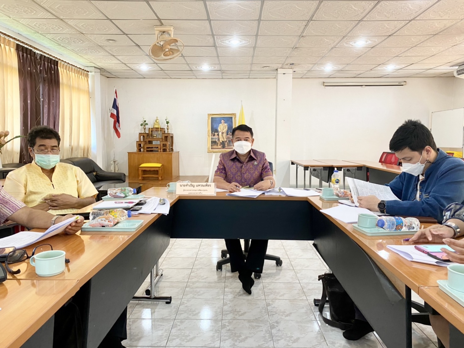??พช.นครนายก ร่วมรับฟังการตรวจราชการของผู้ตรวจราชการกรมการพัฒนาชุมชน