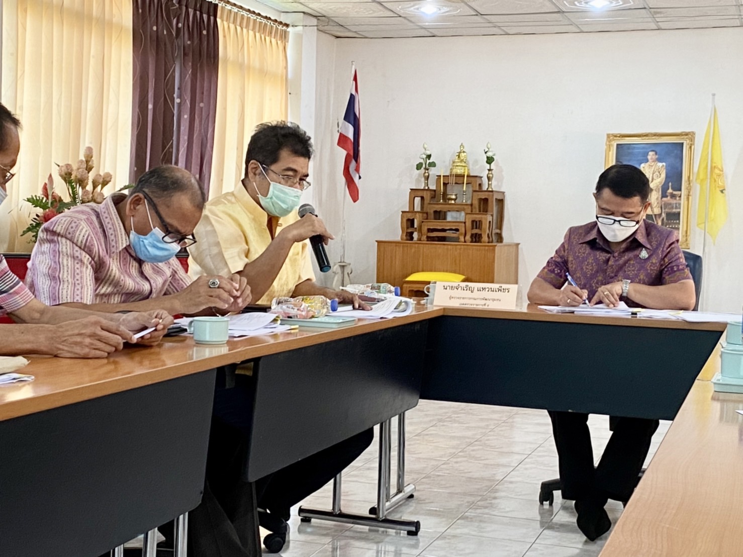 ??พช.นครนายก ร่วมรับฟังการตรวจราชการของผู้ตรวจราชการกรมการพัฒนาชุมชน