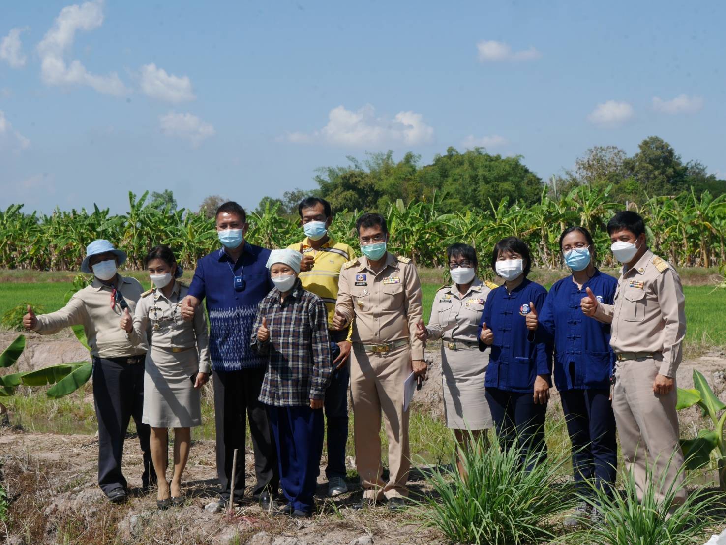 ??พช.นครนายก ร่วมต้อนรับการติดตามโครงการพัฒนาพื้นที่ต้นแบบการพัฒนาคุณภาพชีวิตตามหลักทฤษฎีใหม่ประยุกต์สู่ “โคก หนอง นา โมเดล” ของผู้ตรวจราชการกระทรวงมหาดไทย