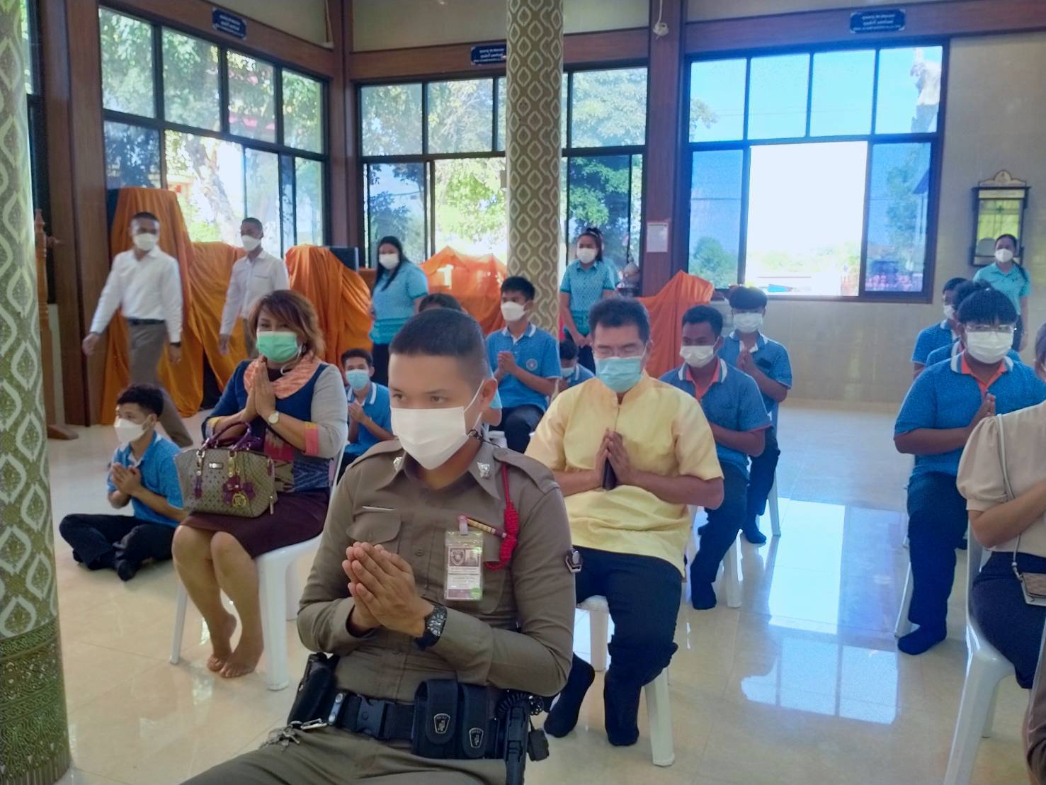 ??? พช.เมืองนครนายก ร่วมพิธีเจริญพระพุทธมนต์ เนื่องในวันคล้ายวันเกิด พลตรีหญิง เจ้าคุณพระสินีนาฏ พิลาสกัลยาณี (วันที่ 26 มกราคม 2565)