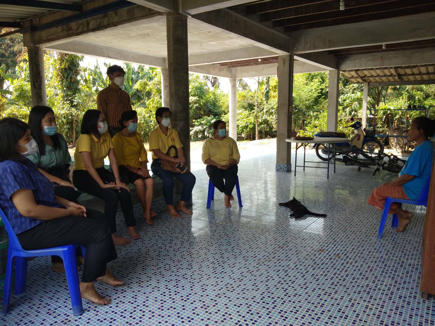 ?พช.นครนายก ติดตามการชำระหนี้?กองทุนพัฒนาบทบาทสตรี นำร่องตำบลสาริกา?‍♀️