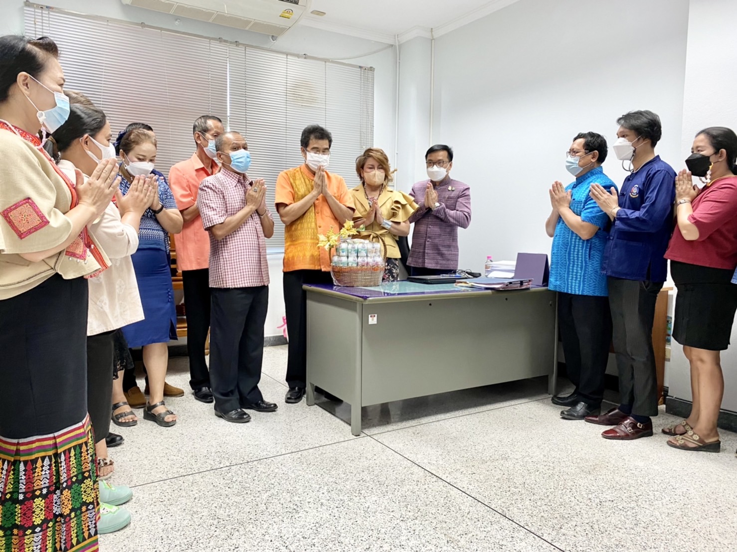 ??พช.นครนายก เข้าสวัสดีเนื่องในวาระดิถีขึ้นปีใหม่ ท่านพัฒนาการจังหวัดนครนายก??