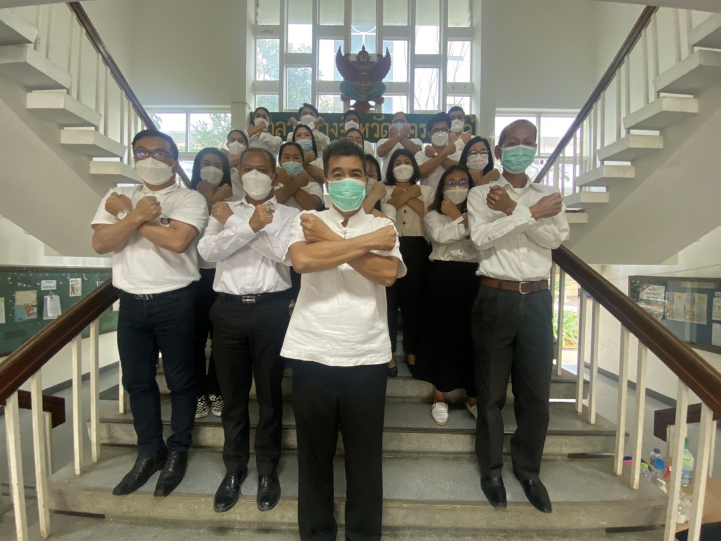 ??‍♂️??‍♂️พช.นครนายก ร่วมประกาศเจตนารมณ์ในการต่อต้านทุจริต ประจำปีงบประมาณ พ.ศ.2565