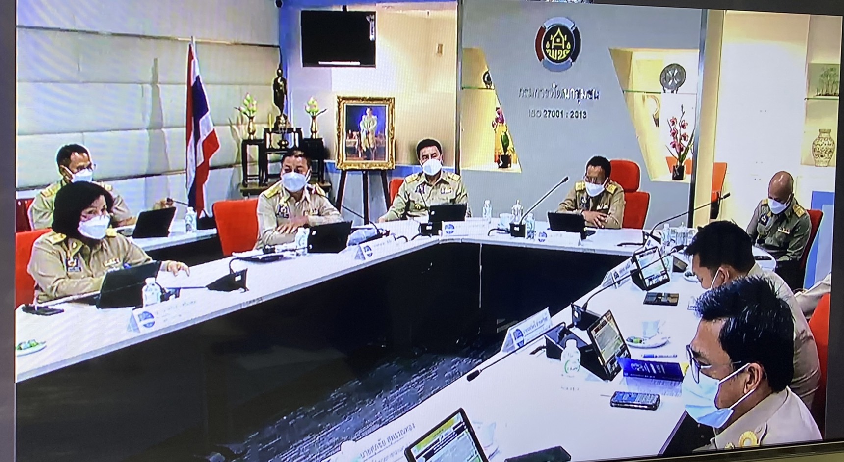 ??พช. นครนายก ร่วมการประชุมกรมการพัฒนาชุมชน ครั้งที่ 1/2565 ผ่านระบบ Video Conference System
