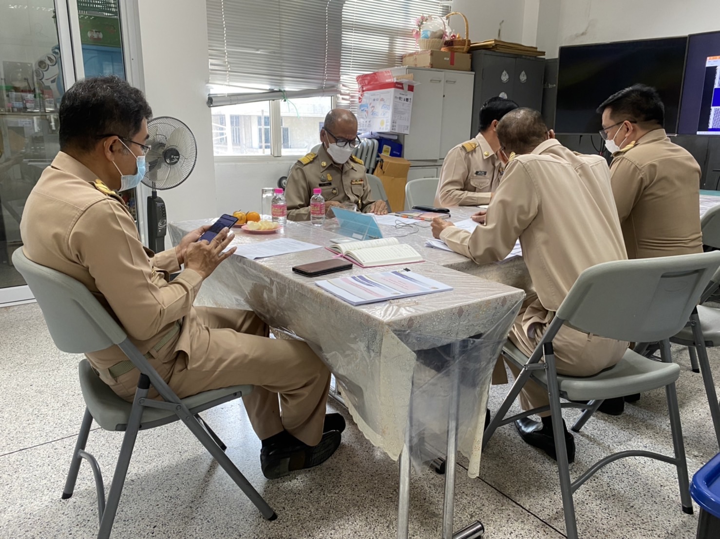 ??พช. นครนายก ร่วมการประชุมกรมการพัฒนาชุมชน ครั้งที่ 1/2565 ผ่านระบบ Video Conference System