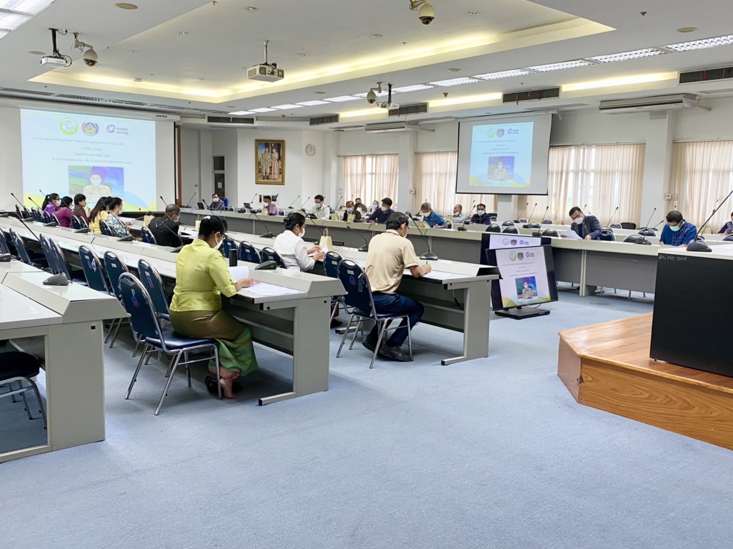 ??พช.นครนายก ประชุมกลไกขับเคลื่อนการพัฒนาเศรษฐกิจฐานรากระดับจังหวัด ครั้งที่ 1/2565