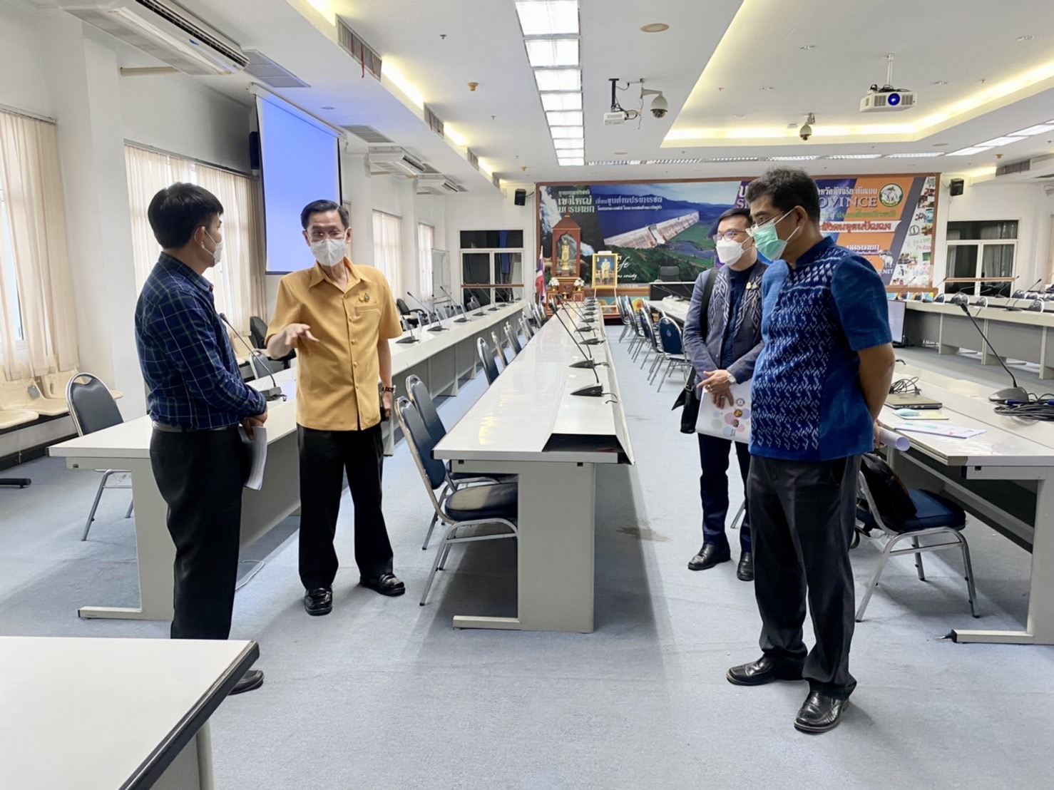 ??พช.นครนายก ประชุมกลไกขับเคลื่อนการพัฒนาเศรษฐกิจฐานรากระดับจังหวัด ครั้งที่ 1/2565