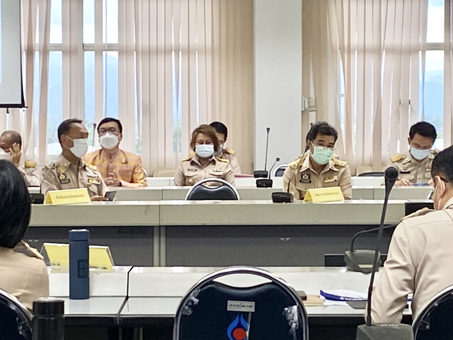 ??พช.นครนายก ร่วมประชุมหัวหน้าส่วนราชการ หัวหน้าหน่วยงานรัฐวิสาหกิจ ในสังกัดกระทรวงมหาดไทย ประจำจังหวัดนครนายก