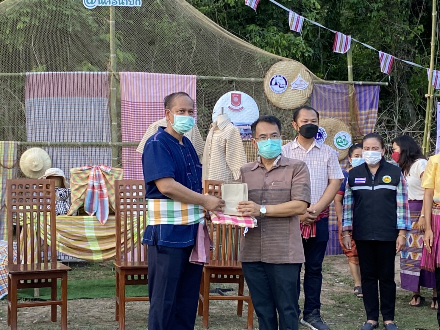 ??พช.นครนายก ร่วมงานเทศกาล นุ่งขะม้า พาดผ้า ยลวิถีถิ่น ลาวเวียง