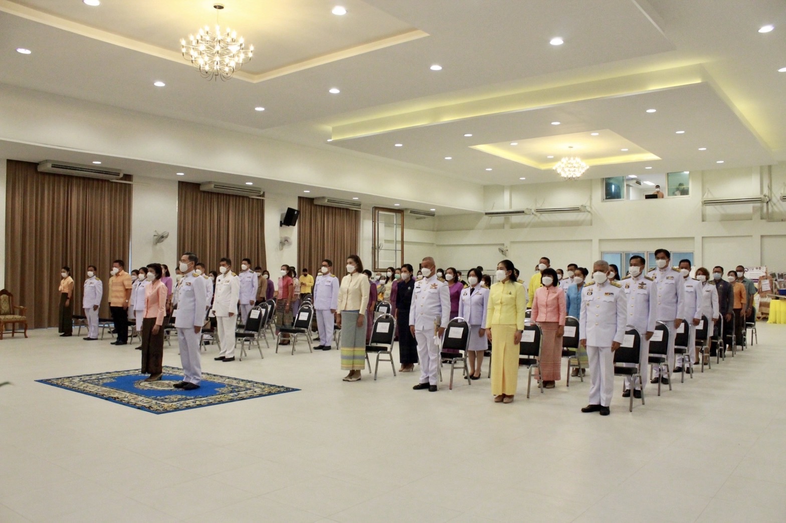 ??จังหวัดนครนายก จัดพิธีมอบแบบลายผ้าพระราชทาน “ผ้าขิดลายนารีรัตนราชกัญญา” สืบสานภูมิปัญญาผ้าไทย เพื่อใช้เป็นต้นแบบในการพัฒนาลวดลายผ้าไทยให้เกิดความหลากหลายและร่วมสมัย ก้าวสู่ระดับสากล