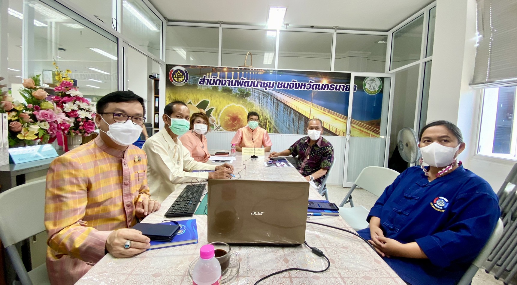 ??พช.นครนายก ร่วมการประชุมเชิงปฏิบัติการตรวจติดตามผลการดำเนินงานของหน่วยรับตรวจ รายไตรมาส ครั้งที่ 2/2565 ผ่านระบบ Zoom Cloud Meeting