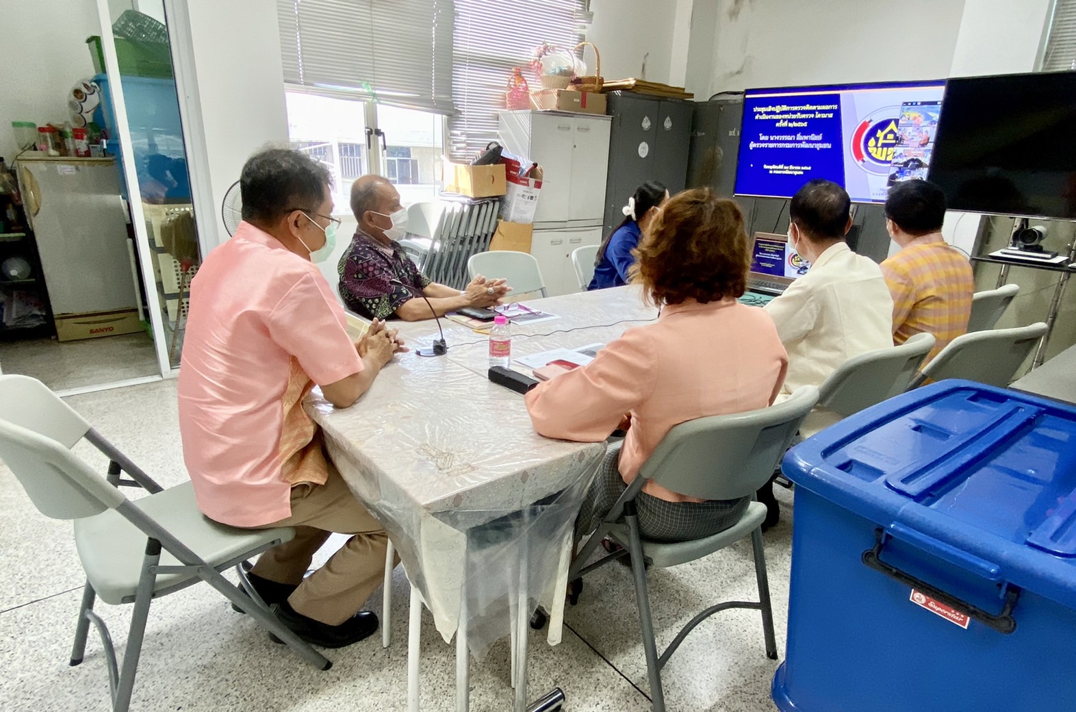 ??พช.นครนายก ร่วมการประชุมเชิงปฏิบัติการตรวจติดตามผลการดำเนินงานของหน่วยรับตรวจ รายไตรมาส ครั้งที่ 2/2565 ผ่านระบบ Zoom Cloud Meeting