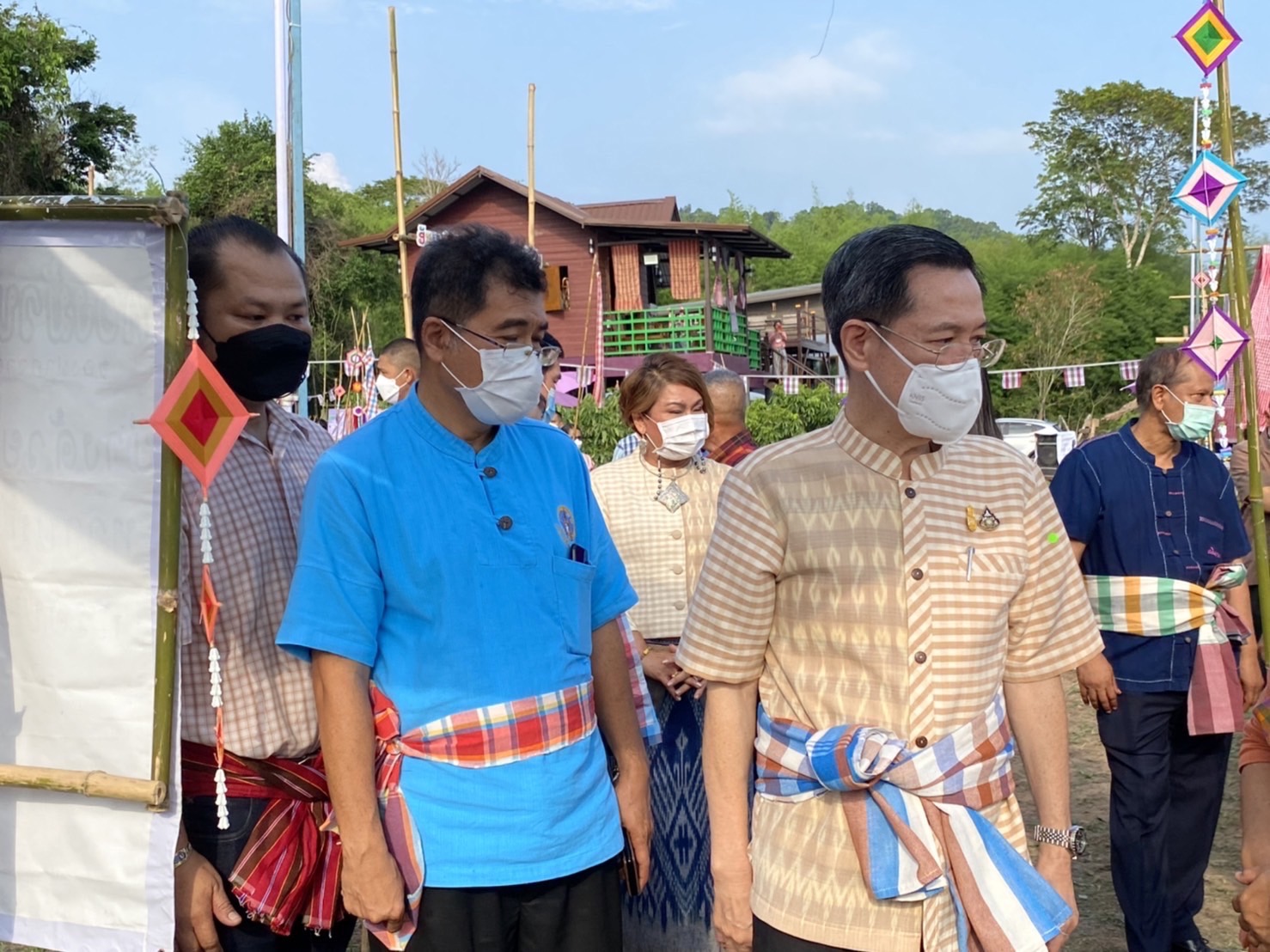 ??พช.นครนายก ร่วมงานเทศกาล นุ่งขะม้า พาดผ้า ยลวิถีถิ่น ลาวเวียง