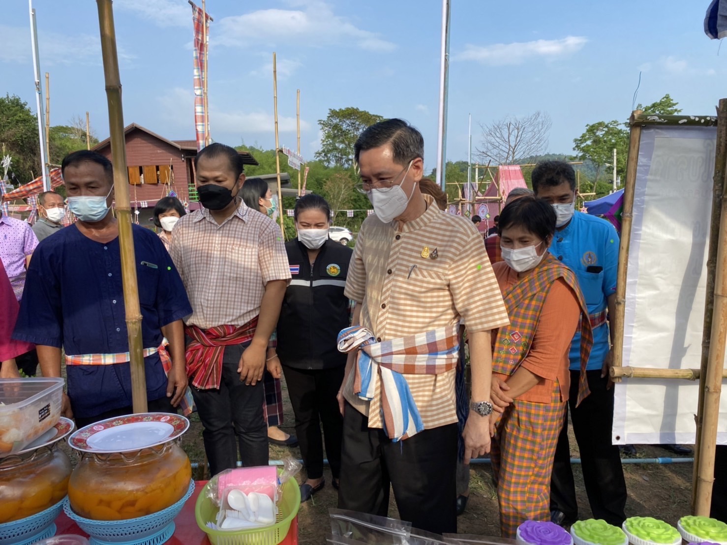 ??พช.นครนายก ร่วมงานเทศกาล นุ่งขะม้า พาดผ้า ยลวิถีถิ่น ลาวเวียง