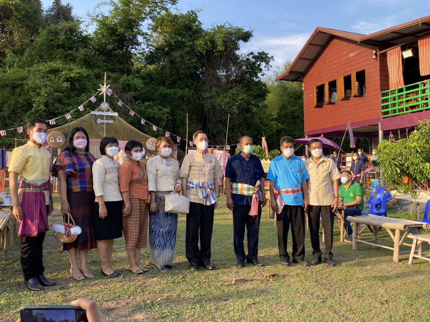 ??พช.นครนายก ร่วมงานเทศกาล นุ่งขะม้า พาดผ้า ยลวิถีถิ่น ลาวเวียง