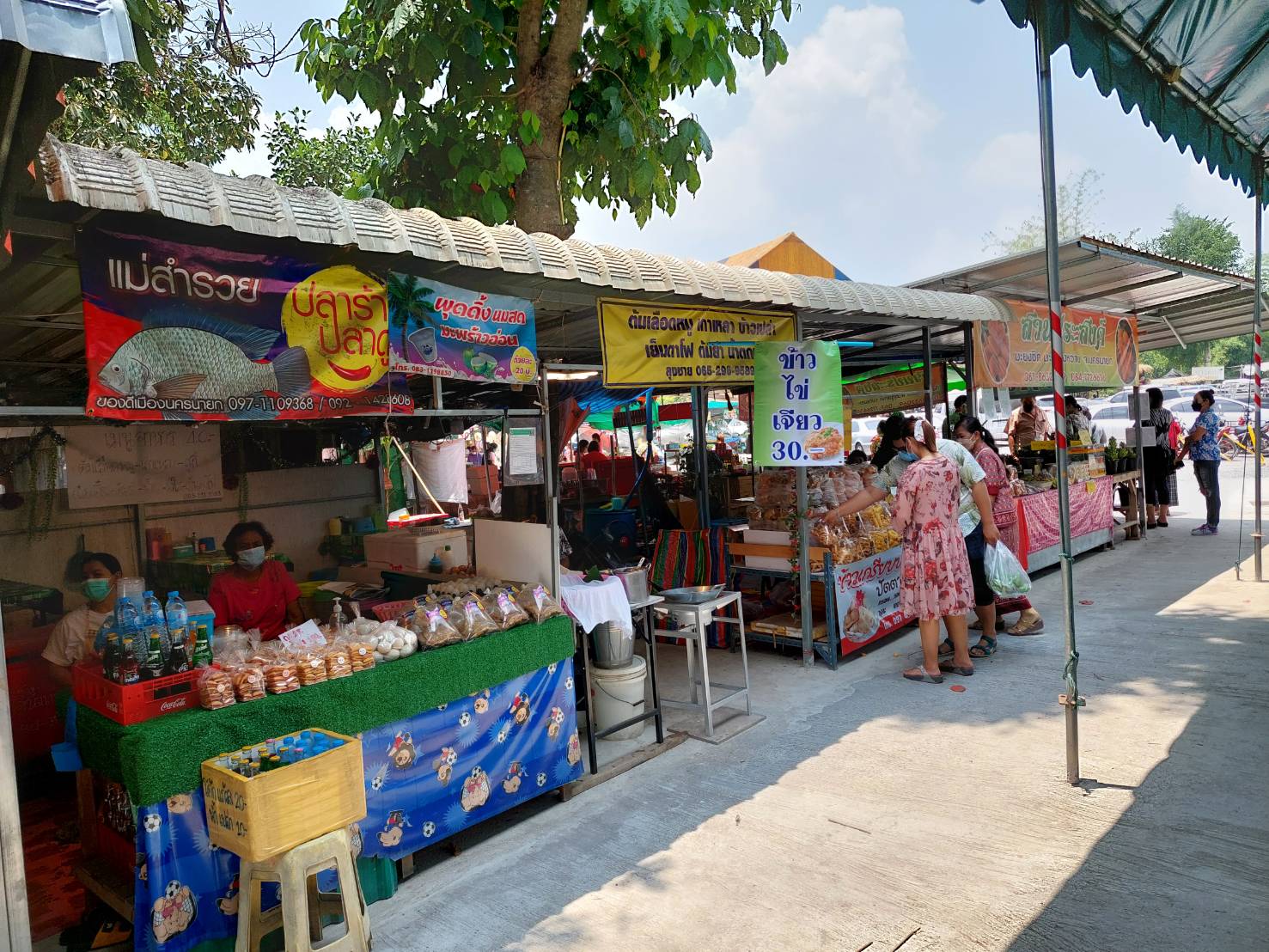 ? พช.นครนายก สำรวจติดตามการจำหน่ายสินค้าผลิตภัณฑ์ชุมชนช่วงเทศกาลสงกรานต์ ?