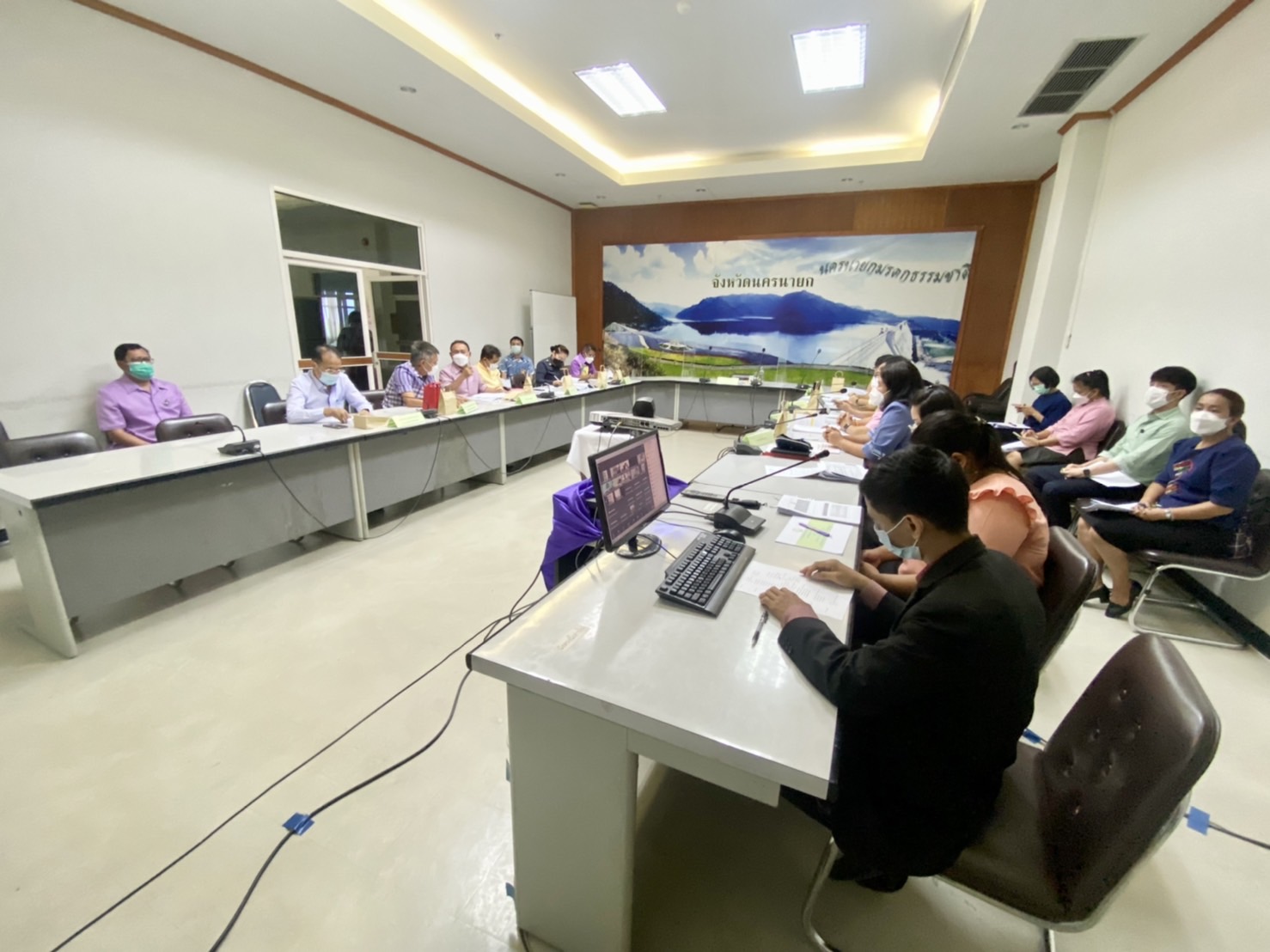 ??พช.นครนายก ร่วมประชุมติดตามความก้าวหน้าการขับเคลื่อน “วาระจังหวัดนครนายก” พ.ศ. 2565 ครั้งที่ 1/2565