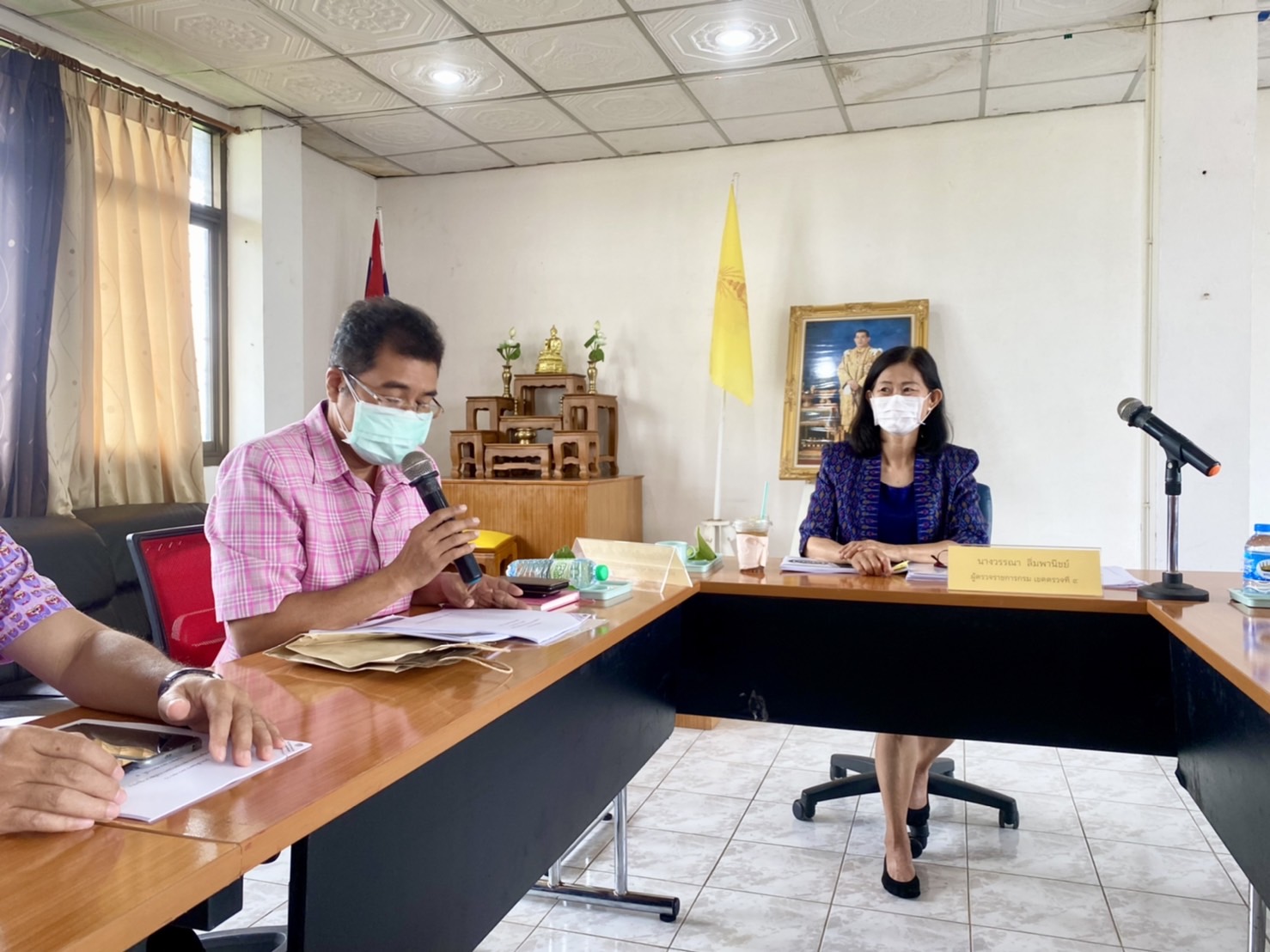 ??พช.นครนายก ร่วมรับฟังการตรวจราชการของผู้ตรวจราชการกรมการพัฒนาชุมชน ประจำเดือน เมษายน 2565 ?