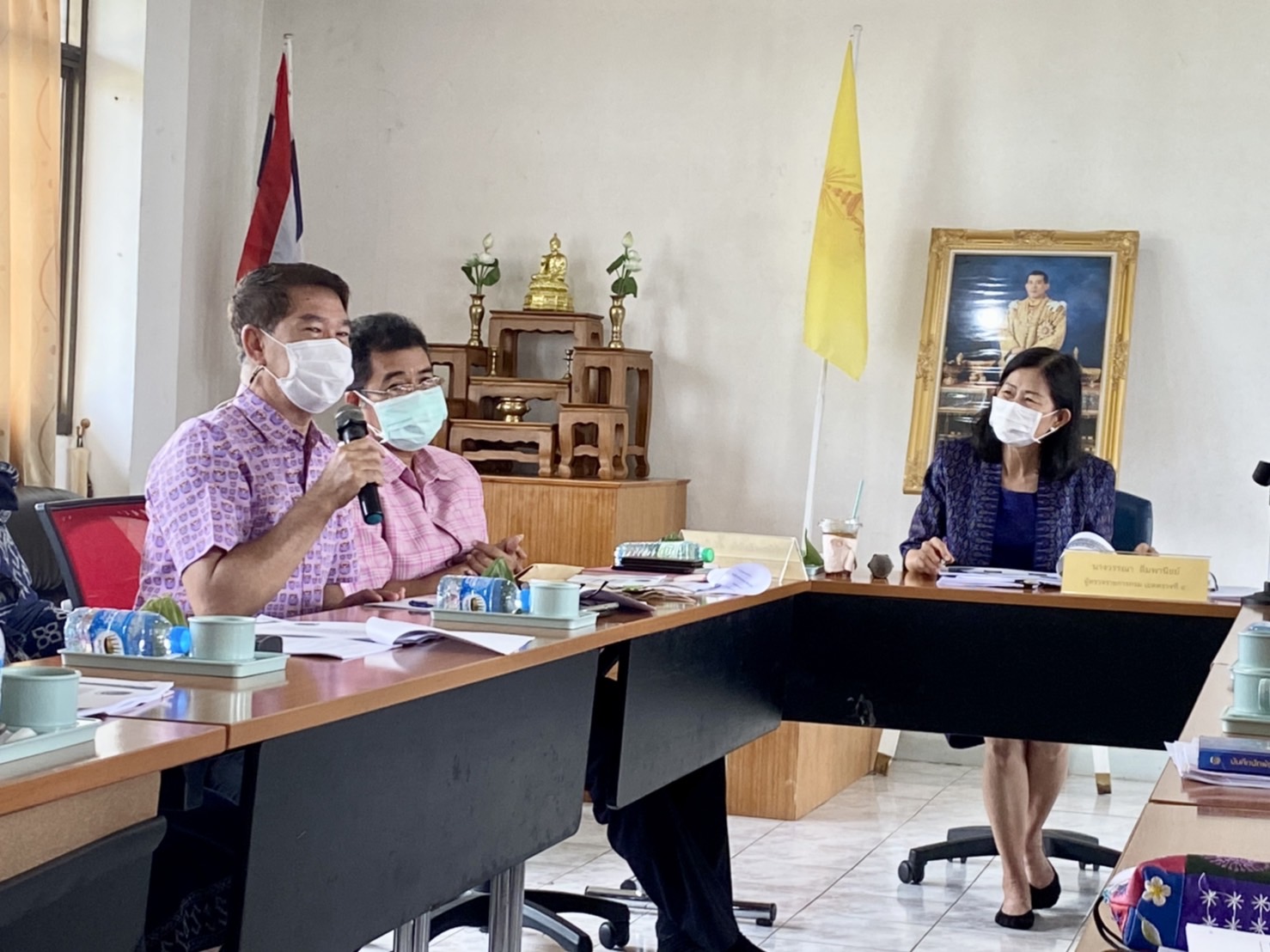 ??พช.นครนายก ร่วมรับฟังการตรวจราชการของผู้ตรวจราชการกรมการพัฒนาชุมชน ประจำเดือน เมษายน 2565 ?