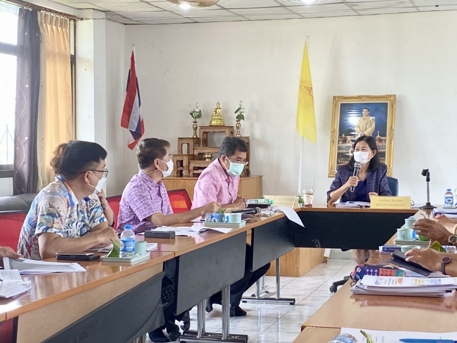 ??พช.นครนายก ร่วมรับฟังการตรวจราชการของผู้ตรวจราชการกรมการพัฒนาชุมชน ประจำเดือน เมษายน 2565 ?