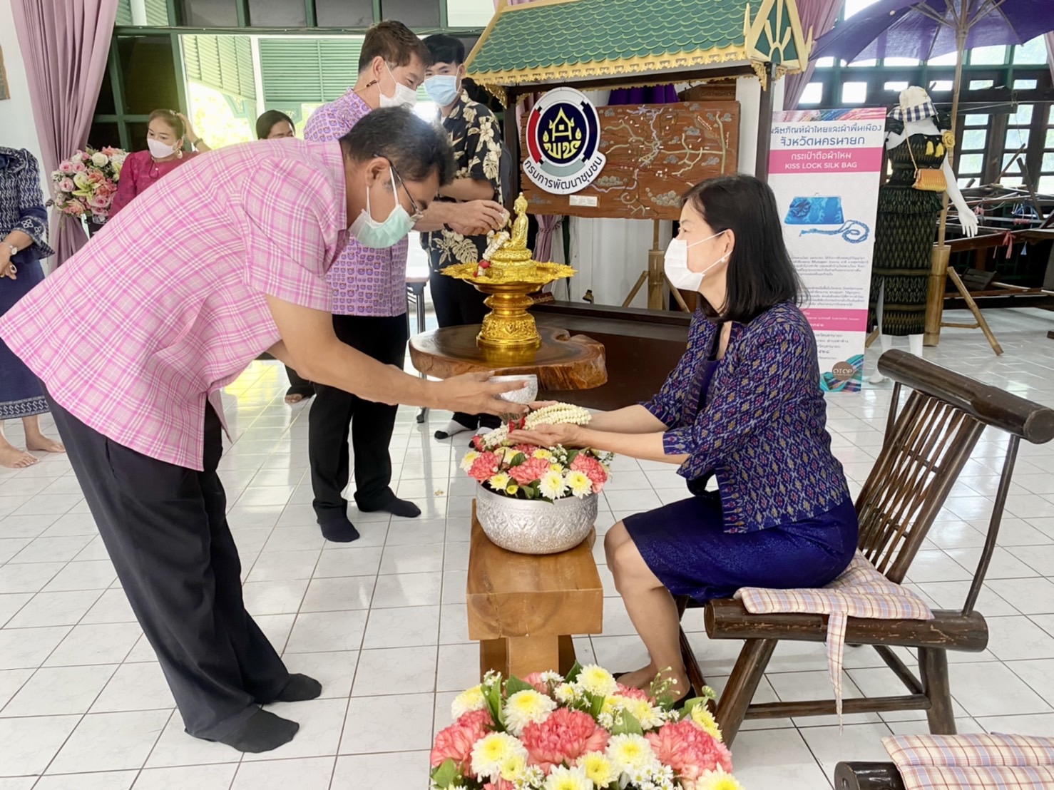 ??พช.นครนายก สืบสานประเพณีสงกรานต์ 2565??